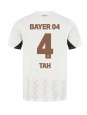 Bayer Leverkusen Jonathan Tah #4 Vieraspaita 2024-25 Lyhythihainen